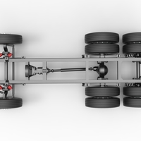 Chassis of Vintage GATR Racing Semi truck Version 3 Scale 1:25 - Thumbnail 9