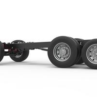 Chassis of Vintage GATR Racing Semi truck Version 3 Scale 1:25 - Thumbnail 10