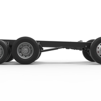 Chassis of Vintage GATR Racing Semi truck Version 3 Scale 1:25 - Thumbnail 14