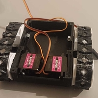 Mini Servo Track Chassis - 3D Printed Robotics Platform - Thumbnail 1