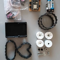 Mini Servo Track Chassis - 3D Printed Robotics Platform - Thumbnail 8