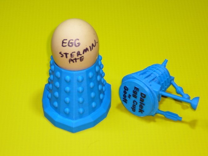 Geoffs Dalek Egg Cup 3D Print 57607