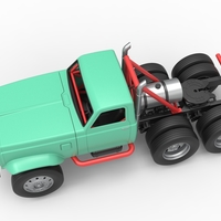 Vintage GATR Racing Semi truck Version 4 Scale 1:25 - Thumbnail 4