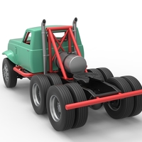 Vintage GATR Racing Semi truck Version 4 Scale 1:25 - Thumbnail 11