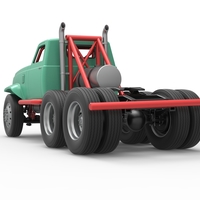 Vintage GATR Racing Semi truck Version 4 Scale 1:25 - Thumbnail 12