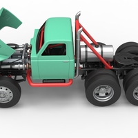 Vintage GATR Racing Semi truck Version 4 Scale 1:25 - Thumbnail 14