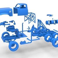 Vintage GATR Racing Semi truck Version 4 Scale 1:25 - Thumbnail 15