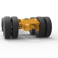 Chassis of Vintage GATR Racing Semi truck Version 4 Scale 1:25 - Thumbnail 10