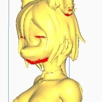 Furry Girl Bust Sculpture - Thumbnail 2