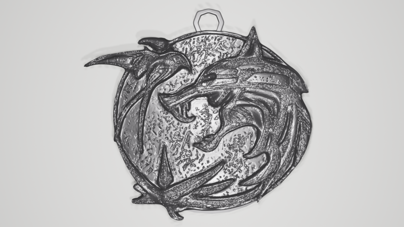The witcher  Wolf Medallion