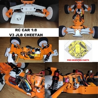  V4 JLB CHEETAH RC CAR TRUGGY 1:8 PREMIUM - Thumbnail 17