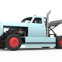 Big Rig Racing Semi truck Scale 1:25 - Thumbnail 2