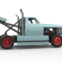 Big Rig Racing Semi truck Scale 1:25 - Thumbnail 16