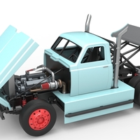 Big Rig Racing Semi truck Scale 1:25 - Thumbnail 23