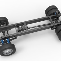 Chassis of Big Rig Racing Semi truck Scale 1:25 - Thumbnail 2