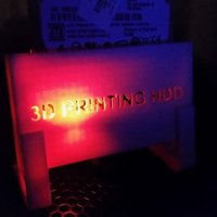 Small 2.5" Harddrive desktop stand 3D Printing 57679