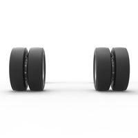 Wheel Set of Big Rig Racing Semi truck Scale 1:25 - Thumbnail 9