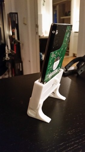 2.5" Harddrive desktop stand 3D Print 57683