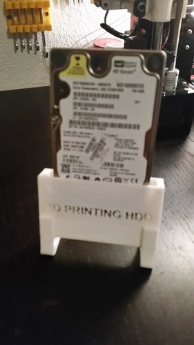 2.5" Harddrive desktop stand 3D Print 57685