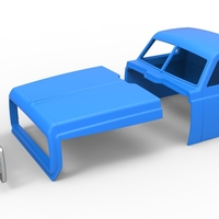 Cab of Big Rig Racing Semi truck Scale 1:25 - Thumbnail 14