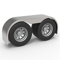 Semi truck Rear fenders Set 1 Scale 1:25 - Thumbnail 2