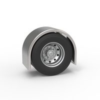 Semi truck Rear fenders Set 1 Scale 1:25 - Thumbnail 5