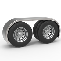 Semi truck Rear fenders Set 2 Scale 1:25 - Thumbnail 1