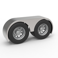 Semi truck Rear fenders Set 2 Scale 1:25 - Thumbnail 3