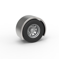 Semi truck Rear fenders Set 2 Scale 1:25 - Thumbnail 5