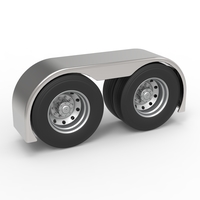 Semi truck Rear fenders Set 3 Scale 1:25 - Thumbnail 2