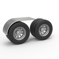 Semi truck Rear fenders Set 7 Scale 1:25 - Thumbnail 2