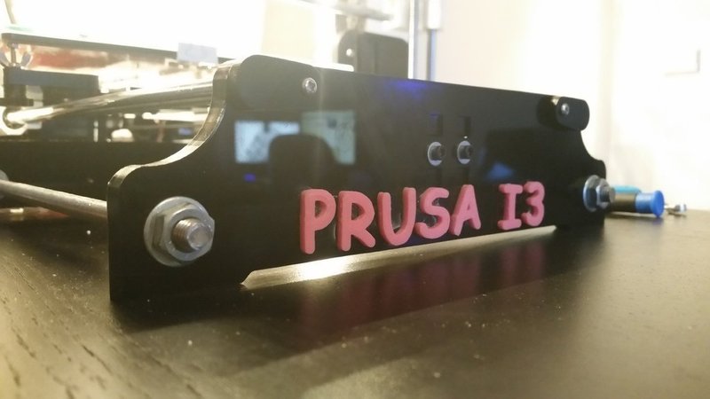 Prusa i3 Text Logo