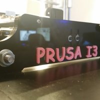 Prusa i3 Text Logo - Thumbnail 1