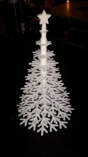 Star to Christmas Tree 3D Print 57710