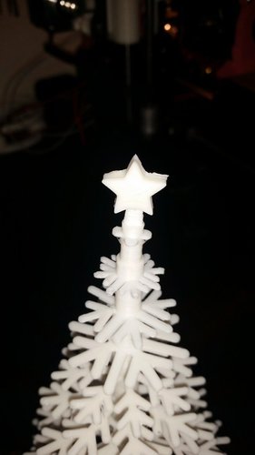 Star to Christmas Tree 3D Print 57711