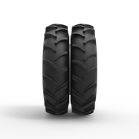 Double Wheel of Vintage Monster truck Scale 1:25 - Thumbnail 4