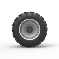 Double Wheel of Vintage Monster truck Scale 1:25 - Thumbnail 5