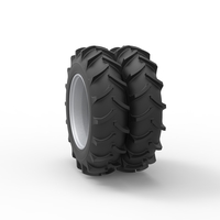 Double Wheel of Vintage Monster truck Scale 1:25 - Thumbnail 8