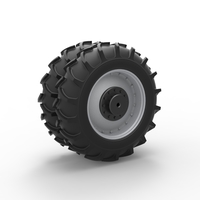 Double Wheel of Vintage Monster truck Scale 1:25 - Thumbnail 9