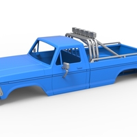 Shell of Vintage Monster Truck V5 Scale 1:25 - Thumbnail 1