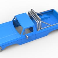 Shell of Vintage Monster Truck V5 Scale 1:25 - Thumbnail 2