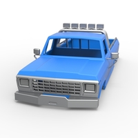 Shell of Vintage Monster Truck V5 Scale 1:25 - Thumbnail 4