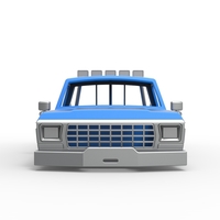 Shell of Vintage Monster Truck V5 Scale 1:25 - Thumbnail 5