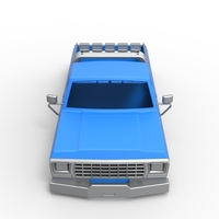 Shell of Vintage Monster Truck V5 Scale 1:25 - Thumbnail 6