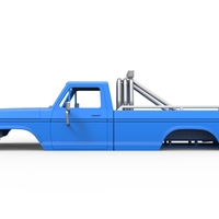 Shell of Vintage Monster Truck V5 Scale 1:25 - Thumbnail 7