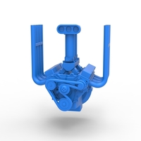 Engine V8 for Vintage Monster truck Scale 1:25 - Thumbnail 3