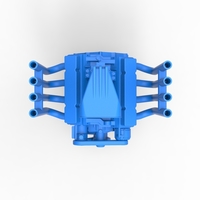 Engine V8 for Vintage Monster truck Scale 1:25 - Thumbnail 6