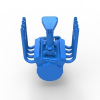 Engine V8 for Vintage Monster truck Scale 1:25 - Thumbnail 11