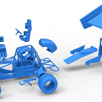 New Zealand Modified stock car Scale 1:25 - Thumbnail 24