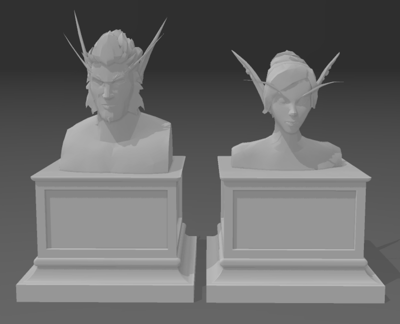 Busts - World of Warcraft - Blood Elf